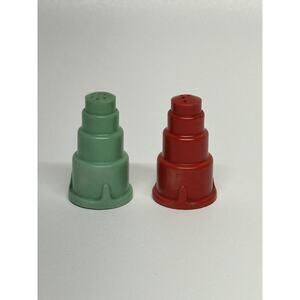 Art Deco Mid-Century BAKELITE Era -Salt & Pepper Shakers - Tiered Cake